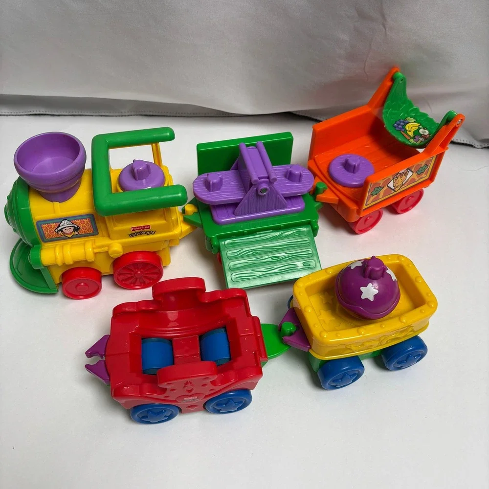 Fisher Price Little People Musical Zoo Train Parts Lot Mattel 77948‎ B1833 2001